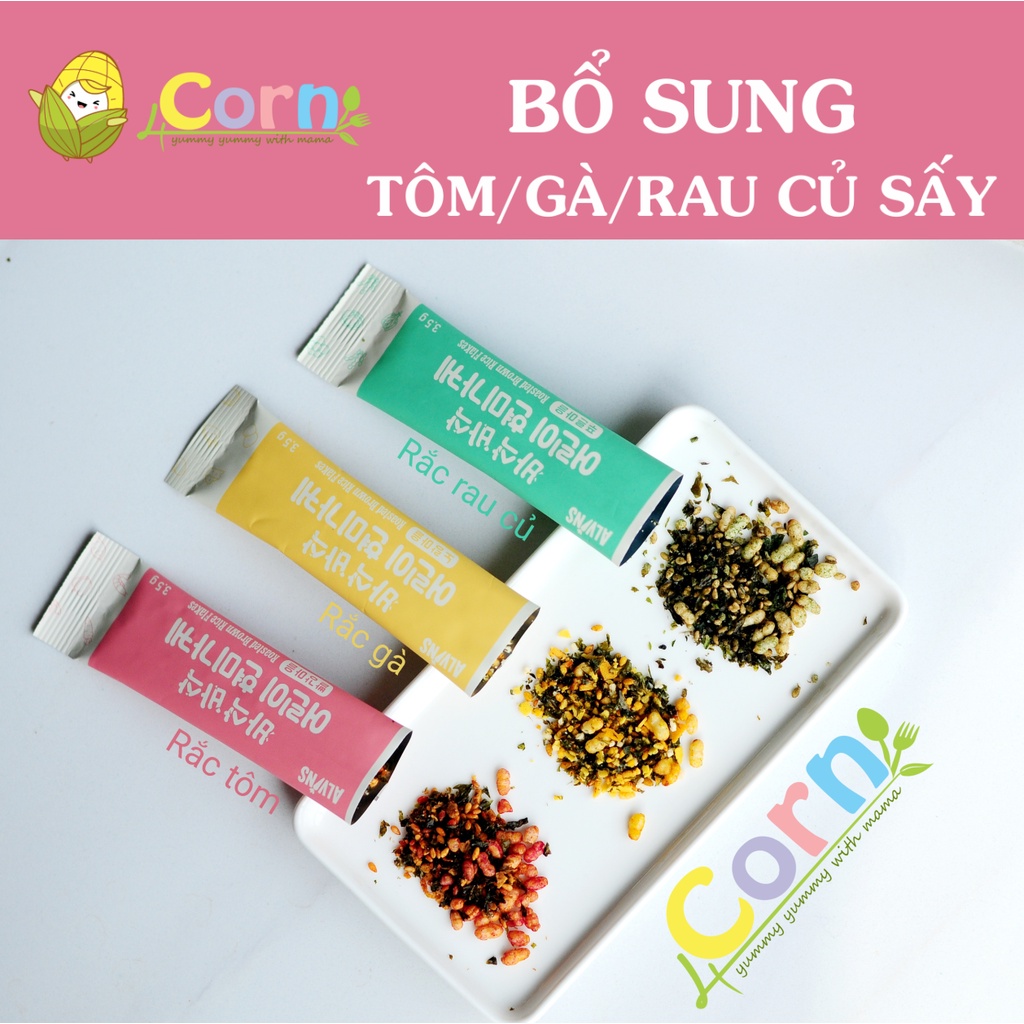 Gia vị rắc cơm hữu cơ Alvins - Cho bé 15m+