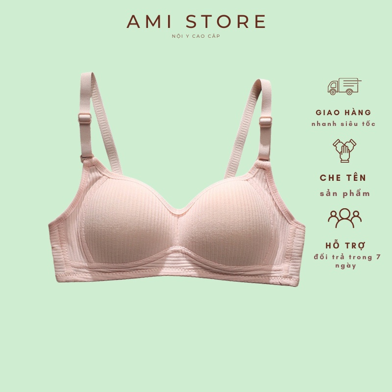 Áo ngực nữ sinh không gọng - Áo Bra Nữ đệm mỏng cup ngực nhỏ phom ôm không hở viền A10