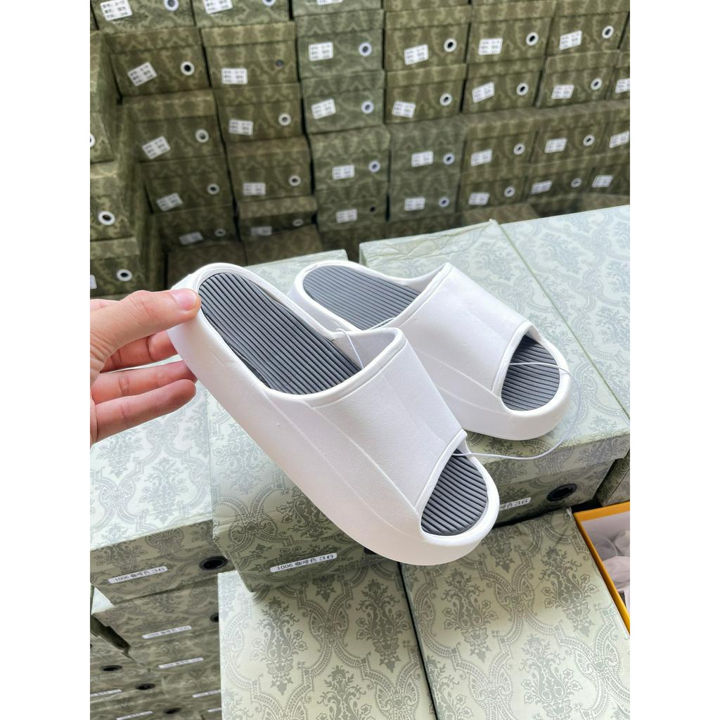 [Hàng Loại 2] Dép nữ Trắng Đen Siêu êm Phom Bé Tăng Size