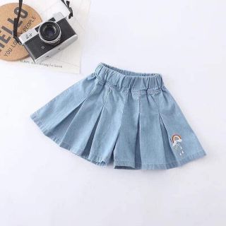 Quần jean giả váy bé gái