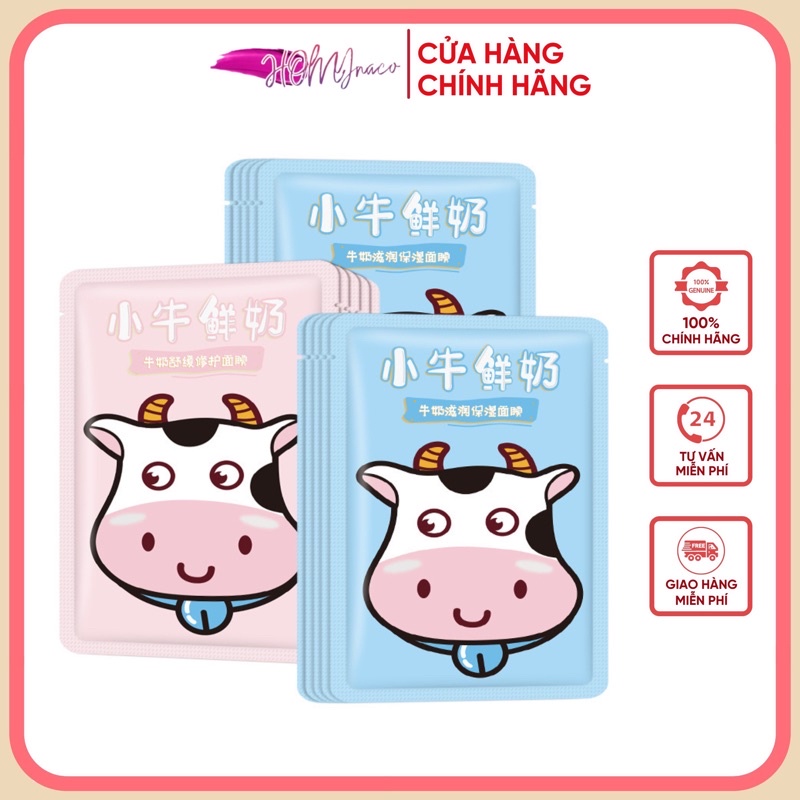 Mặt Nạ Bò Sữa Qise Mask Dưỡng Ẩm Trắng Da - Milk Mask nội địa Trung
