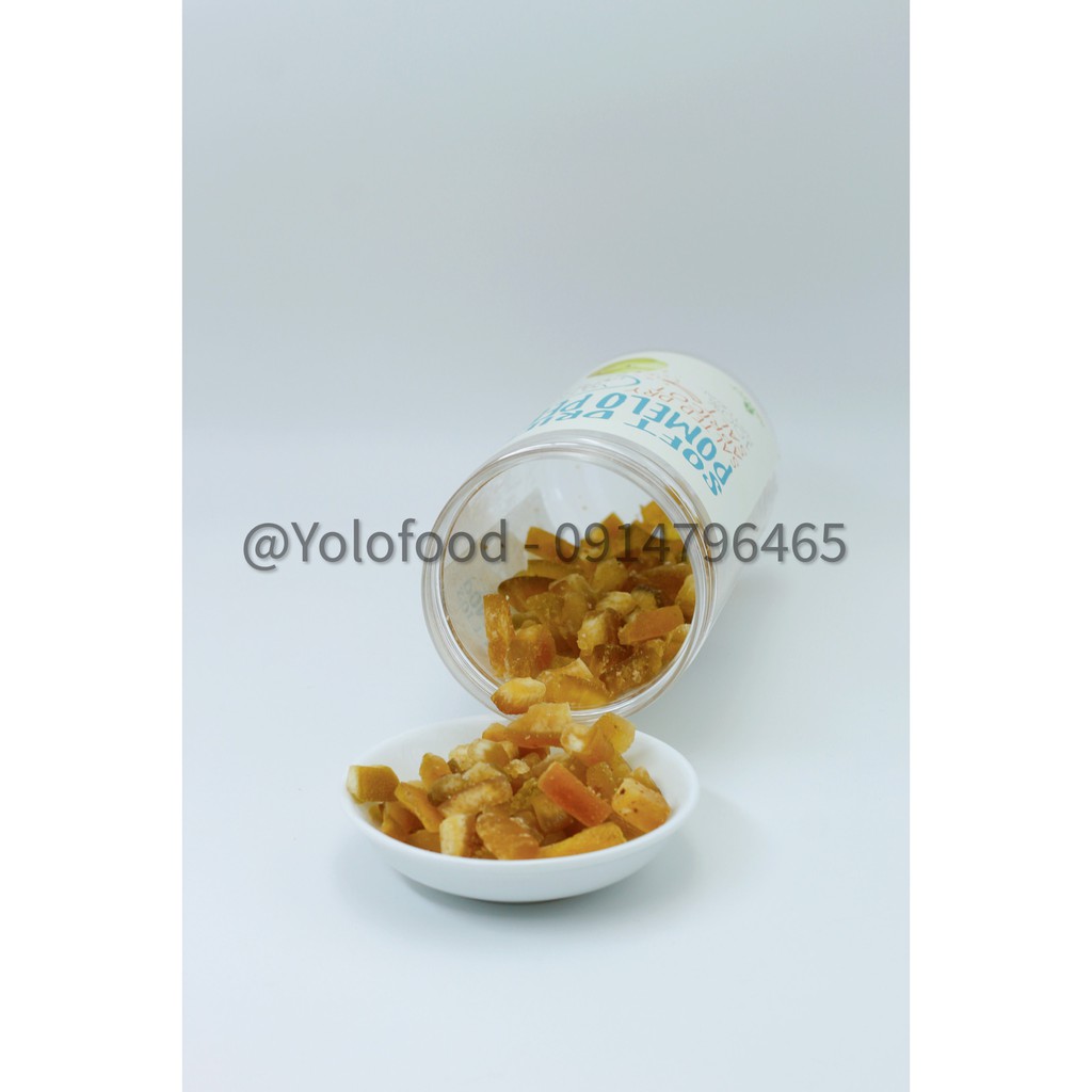 Bưởi vỏ sấy dẻo lắc xí muội 50/ 200g (Khô bưởi sấy dẻo lắc xí muội tự nhiên ít ngọt) [Hàng tại xưởng sản xuất] | BigBuy360 - bigbuy360.vn