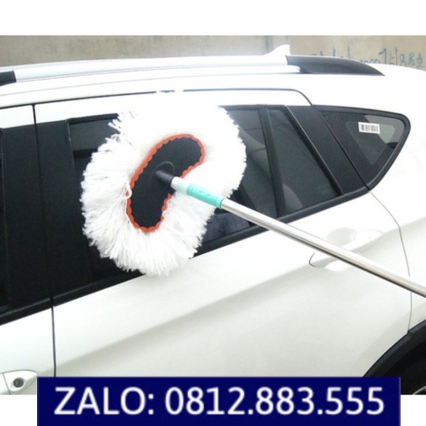 Chổi lau rửa xe ô tô cán dài 128cm