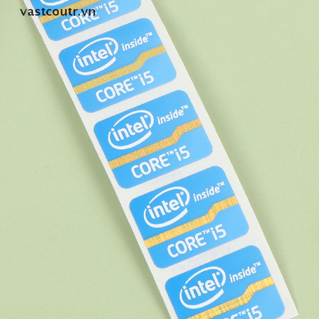 Miếng Dán Logo Laptop Intel Core i3 i5 i7