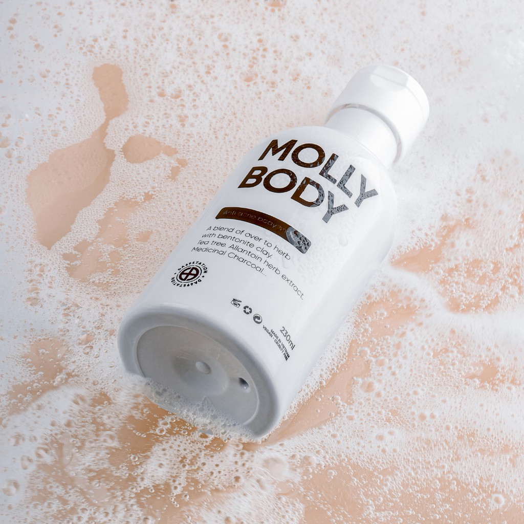 MOLLY BODY- Gel tắm than tre handmade