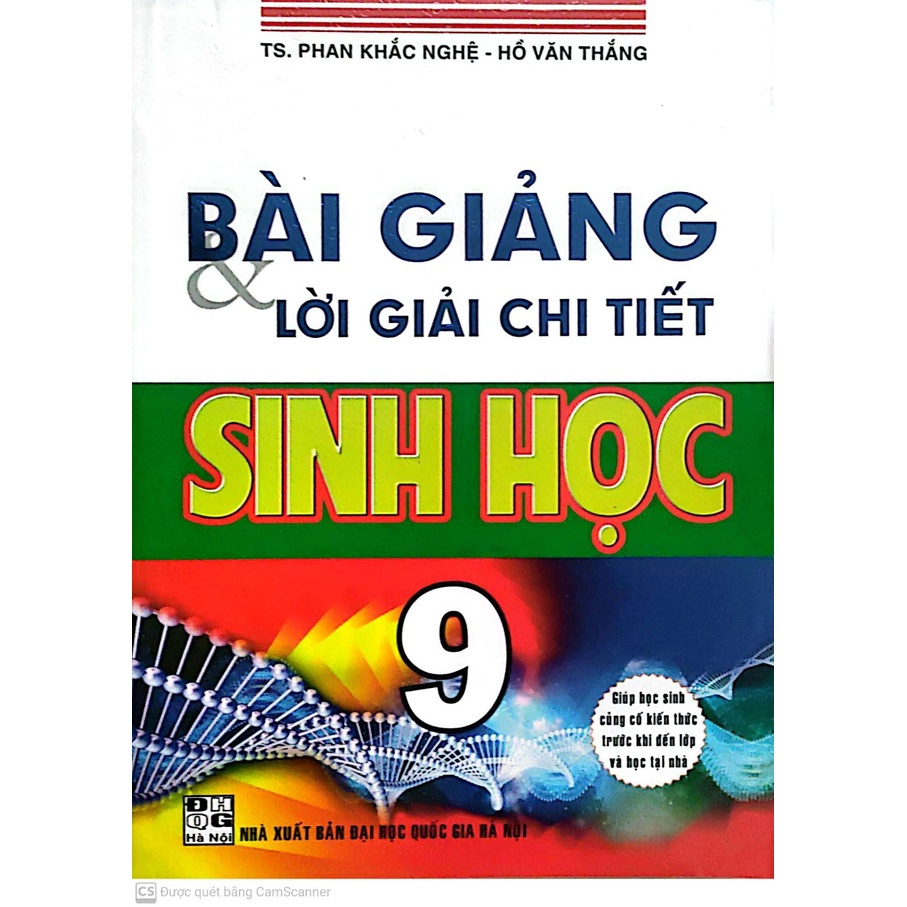 Sách - Bài Giảng & Lời Giải Chi Tiết Sinh Học 9