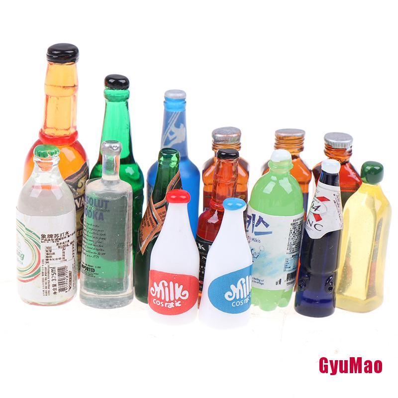 Set 5 Bình Nước Mini Tỉ Lệ 1:12 Trang Trí Nhà Búp Bê