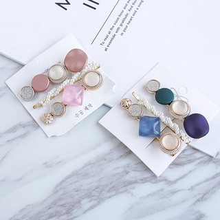 Set kẹp tóc 3 món chọn lọc cực đẹp, phụ kiện tóc nữ