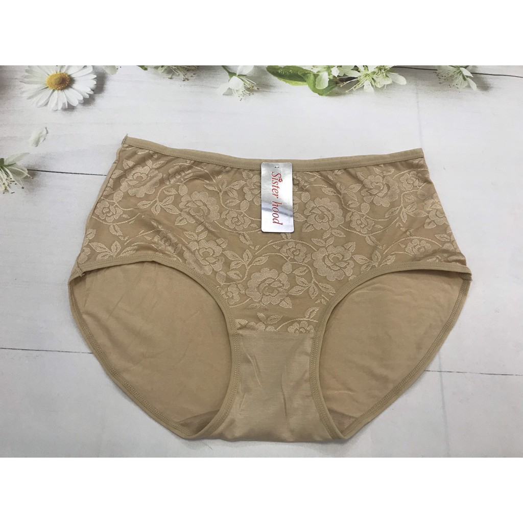 Quần lót nữ bigsize chất cotton cực nhẹ, quần lót cạp cao siêu mát Sisterhood 731, Leblurshop