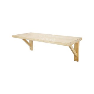 Bộ kệ gỗ treo tường 25x60cm màu natural | Chân kệ Simple