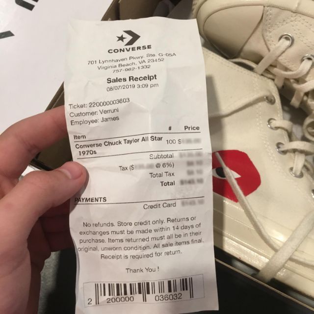 Bản Cao Cấp Giày Sneaker CV Chuck Taylor 1970s Màu Đen Cổ Cao | BigBuy360 - bigbuy360.vn