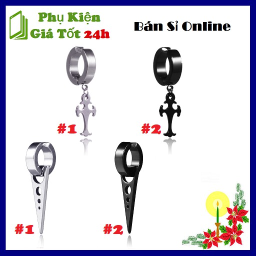 Khuyên Tai Không Cần Xỏ Lỗ - Bông Tai Thời Trang Phong Cách Hàn Quốc