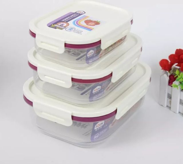 Hộp đựng thực phẩm bộ 3 cao cấp