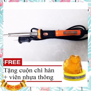 Mỏ hàn chì đầu nhọn cao cấp 60w asaki ak-9034 + tặng chì nhựa thông