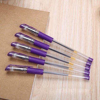 * combo 5 bút gel nước mini - mực tím.