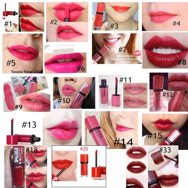 Son velvet Bourjois Rouge Edition