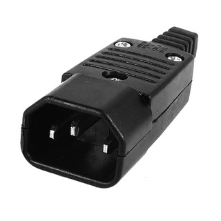 Ổ cắm điện đen iec-320 C14 250V 10A