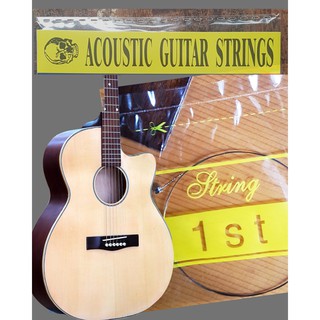 Trọn Bộ dây đàn guitar acoustic gồm 6 dây , hàng nhập khẩu chính hãng ALICE
