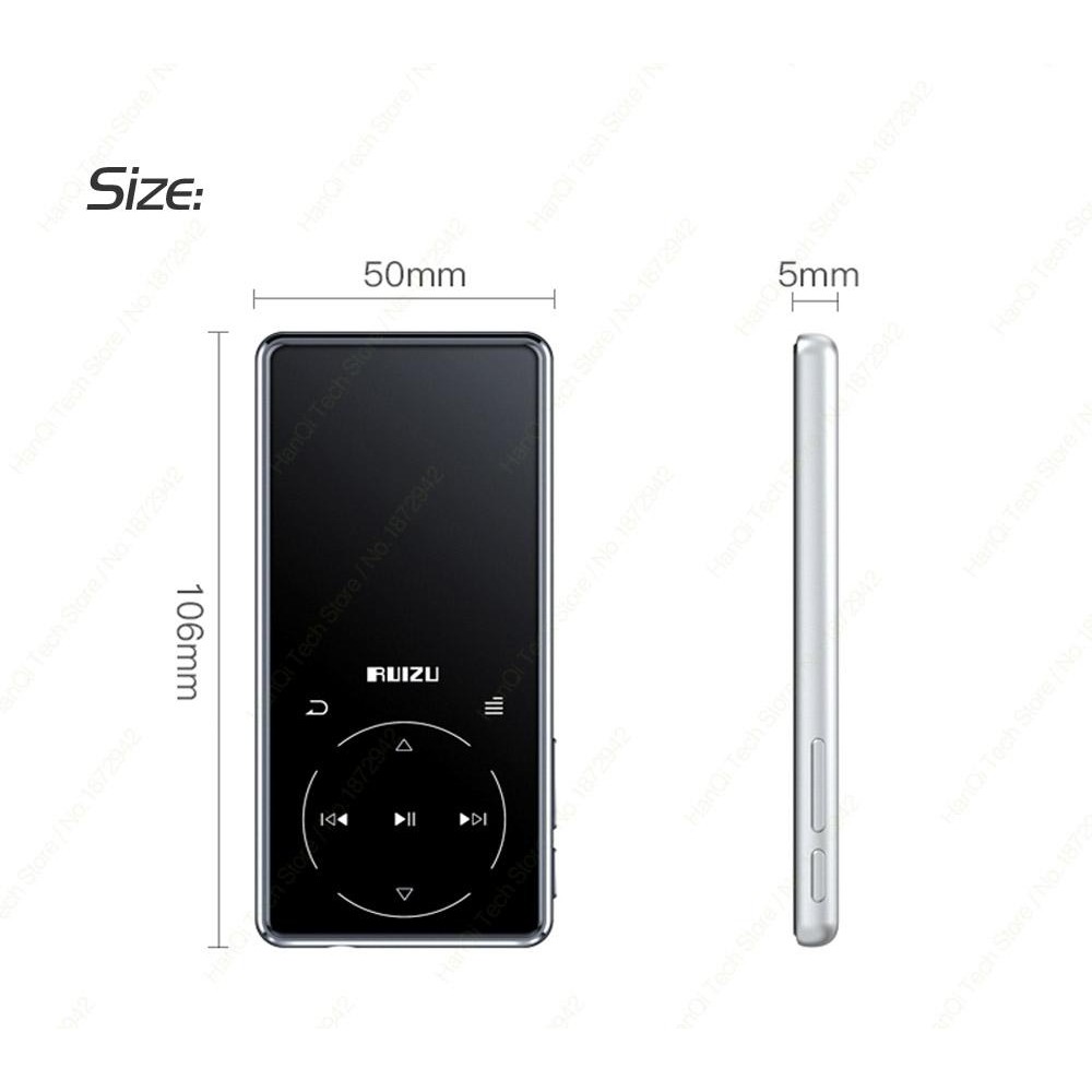 [Mã ELHACE giảm 4% đơn 300K] Máy Nghe Nhạc Bluetooth 4.1 Ruizu D16 - Lossless Mp3