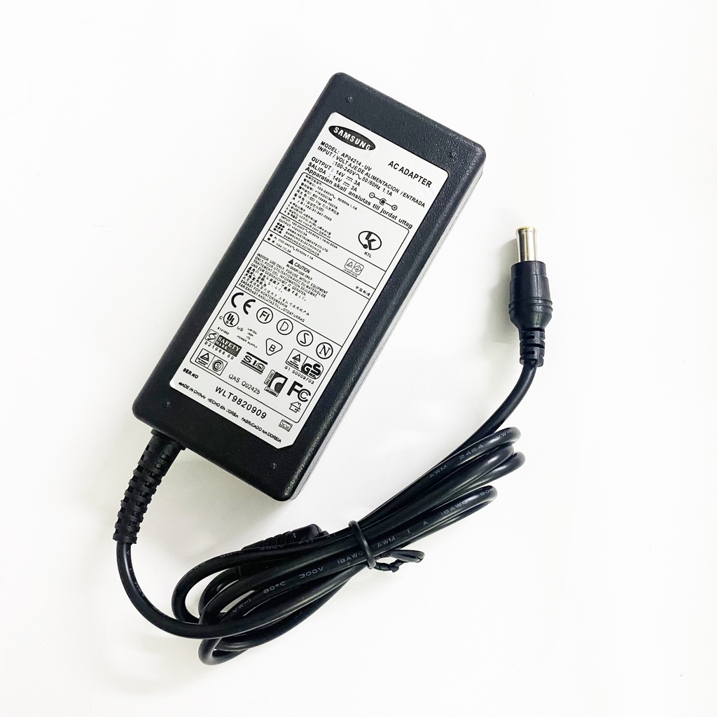 Sạc màn hình Samsung 14V–3A, adapter samsung chân 6.5mm x 4.5mm
