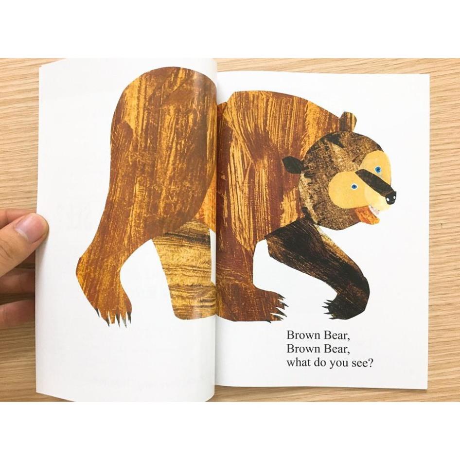 [Freeship]Bộ đẹp 4c - Full Colours - Tặng File Mp3 - BROWN BEAR, BROWN BEAR, WHAT DO YOU SEE?