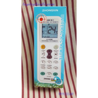 remote máy lạnh đa năng, dùng để điều khiển được tất cả các loại máy lạnh