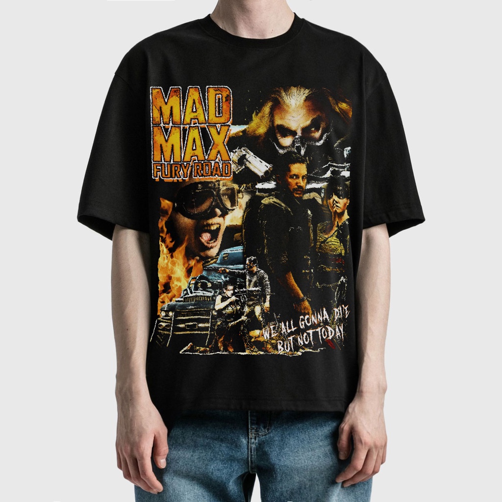 BLANK | Áo Thun MADMAX Tay Lỡ Unisex - Đen/Trắng Cổ Tròn
