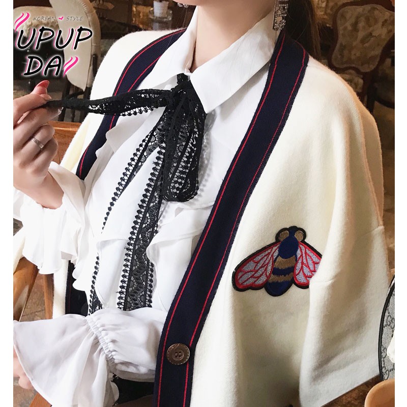 [Nhập WASIPN giảm 30K cho đơn 150K] Áo sơ mi tiểu thư nhiều bèo đính nơ xinh xắn | BigBuy360 - bigbuy360.vn