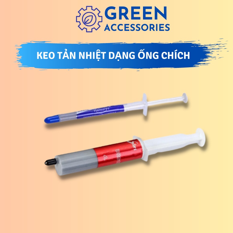 Keo tản nhiệt dạng ống chích size lớn làm mát CPU - Green Acessories