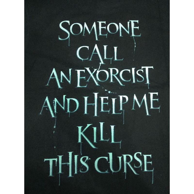 Áo Thun 100% cotton Màu Đen In Chữ Bring ME THE HORIZON Thời Trang Cho Nam