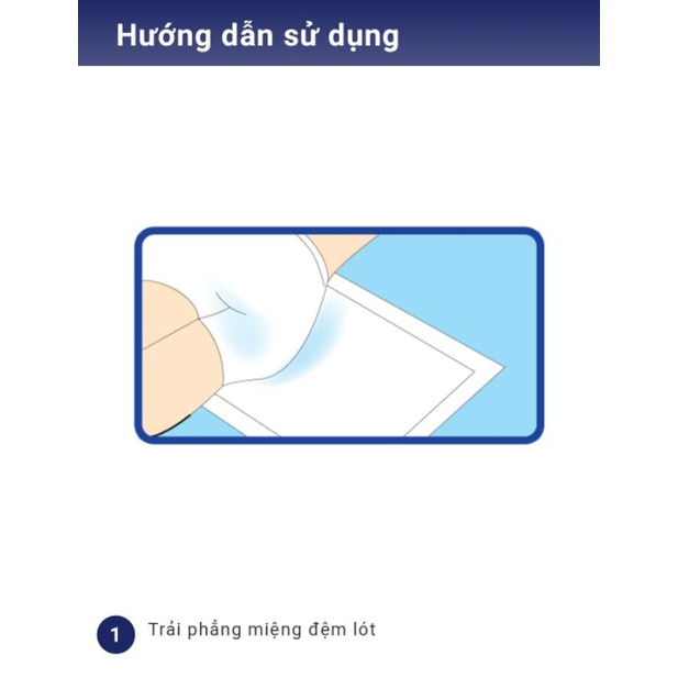 Tấm đệm lót Caryn cho người già người lớn tuổi mẹ sau sinh trẻ sơ sinh loại siêu thấm hút 42 x 72cm - Đông Anh Pharmart