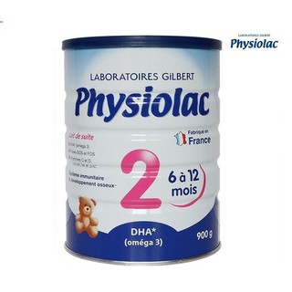 Sữa bột Physiolac số 1, 2, 3 900g Date 2023 [Mẫu mới]