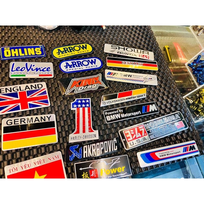 Tem nhôm dán pô hoặc mọi vị trí ✌