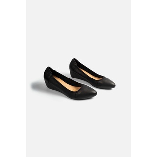 Giày Búp Bê Đế Xuồng Da Bò Thật Mũi Nhọn 201 - cao 5p