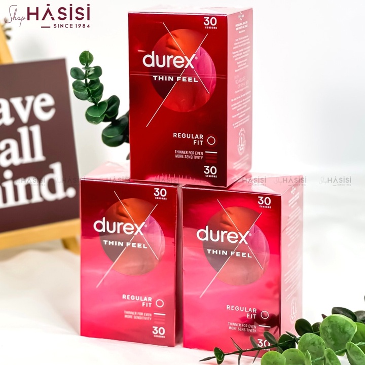 Bao Cao Su Siêu Mỏng DUREX - Fetherlite 20% Thinner Than Durex Regular Condoms (Bao Cao Su - 30 Cái)