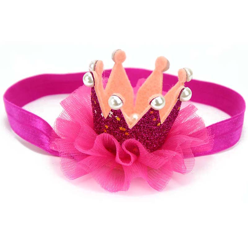 Băng Đô Hình Vương Miện Cho Bé Gái