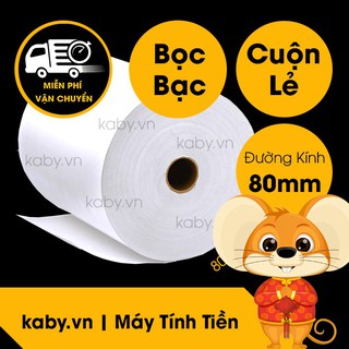 Giấy In Bill K80 - Giấy In Nhiệt K80 Đường Kính 80mm - Cuộn Lẻ