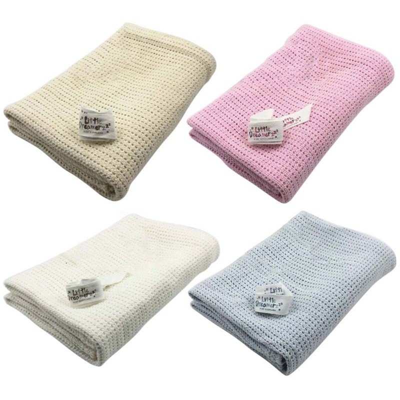 Chăn cotton giữ ấm cho em bé 100*75cm