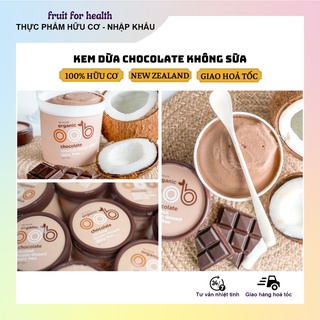 Kem dừa socola không sữa hữu cơ nhập khẩu New Zealand Oob Chocolate coconut frozen dessert dairy free thumbnail