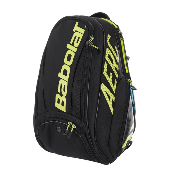 Balo tennis BABOLAT Pure Aero backpack back yelow mẫu mới màu đen