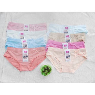 Bộ 10 Quần Lót Cotton Thái Đính Nơ