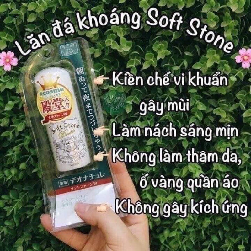 LĂN NÁCH ĐÁ KHOÁNG SOFT STONE NHẬT