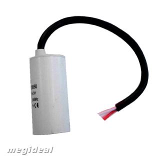 [Megideal] Điện dung truyền động cơ 450V 4uf CBB60 cho máy giặt màu trắng