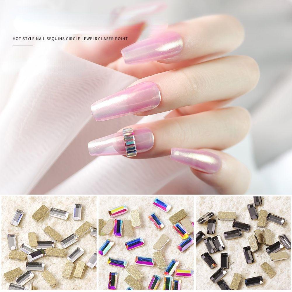 Bộ 30 Phụ Kiện Trang Trí Móng Tay 3D DIY Xinh Xắn