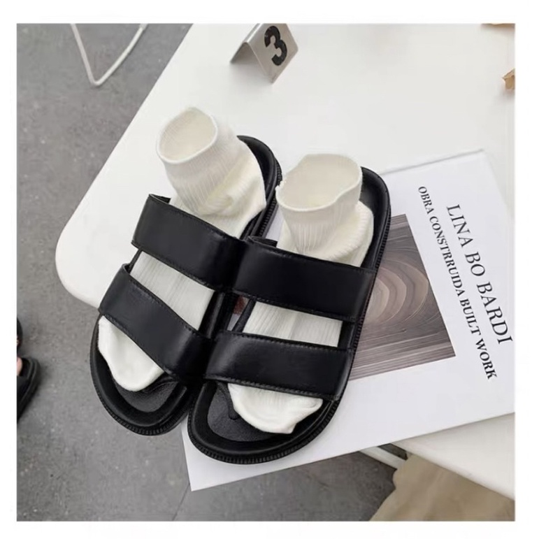 SẴN LẺ SIZE, IB SHOP TRƯỚC _ Dép ullzang quai ngang bản Hàn xinh xắn
