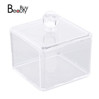 Hộp đựng tăm bông & tăm bông có nắp đậy