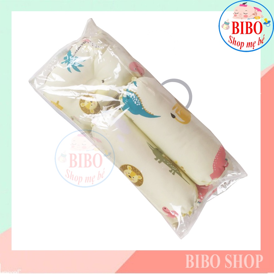 Bộ Nệm Gối Sơ Sinh Vải Cotton Thắng Lợi_Gối sơ sinh chống bẹt đầu_Cặp gối ôm sơ sinh_Nệm cho bé