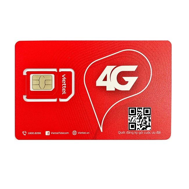 [Miễn Phí 1 Năm] Sim 4G Viettel V200C 4GB/Ngày (120GB/Tháng). FREE 100P Ngoại Mạng + 1000P Nội Mạng + TV360+25GB LifeBox