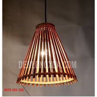 Chao đèn mây tre đan hịnh nơm trang trí đẹp