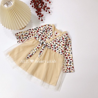 xả kho - Set kimono hoa đỏ bé gái